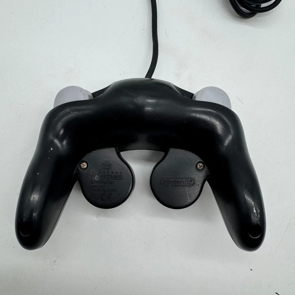 Nintendo GameCube Controller Jet Black Wired OEM DOL-003 Authentic Video Game